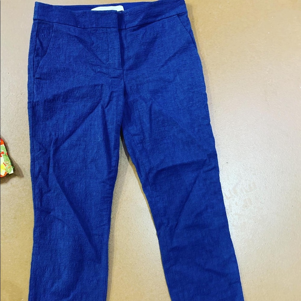 Blue capris DVF brand